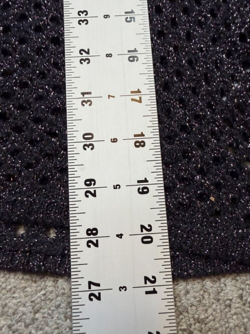 Pilcro Anthropologie Sweater XXS Black Metallic Open Knit Pullover Oversized - Picture 6 of 8